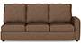 Apollo Sofa Set (Mocha, Fabric Sofa Material, Compact Sofa Size, Soft Cushion Type, Sectional Sofa Type, Left Aligned 3 Seater Sofa Component, Regular Back Type, High Back Back Height) by Urban Ladder