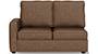 Apollo Sofa Set (Mocha, Fabric Sofa Material, Compact Sofa Size, Soft Cushion Type, Sectional Sofa Type, Right Aligned 2 Seater Sofa Component, Regular Back Type, High Back Back Height) by Urban Ladder