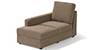 Apollo Sofa Set (Mist, Fabric Sofa Material, Compact Sofa Size, Soft Cushion Type, Sectional Sofa Type, Left Aligned Chaise Sofa Component, Regular Back Type, High Back Back Height) by Urban Ladder - - 241766
