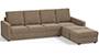 Apollo Sofa Set (Mist, Fabric Sofa Material, Compact Sofa Size, Soft Cushion Type, Sectional Sofa Type, Sectional Master Sofa Component, Regular Back Type, High Back Back Height) by Urban Ladder - - 241772