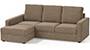 Apollo Sofa Set (Mist, Fabric Sofa Material, Compact Sofa Size, Soft Cushion Type, Sectional Sofa Type, Sectional Master Sofa Component, Regular Back Type, High Back Back Height) by Urban Ladder - - 241775