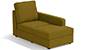 Apollo Sofa Set (Olive Green, Fabric Sofa Material, Compact Sofa Size, Soft Cushion Type, Sectional Sofa Type, Right Aligned Chaise Sofa Component, Regular Back Type, High Back Back Height) by Urban Ladder - - 241795