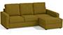 Apollo Sofa Set (Olive Green, Fabric Sofa Material, Compact Sofa Size, Soft Cushion Type, Sectional Sofa Type, Sectional Master Sofa Component, Regular Back Type, High Back Back Height) by Urban Ladder - - 241800