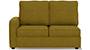 Apollo Sofa Set (Olive Green, Fabric Sofa Material, Regular Sofa Size, Soft Cushion Type, Sectional Sofa Type, Right Aligned 2 Seater Sofa Component, Regular Back Type, High Back Back Height) by Urban Ladder - - 241806