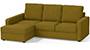 Apollo Sofa Set (Olive Green, Fabric Sofa Material, Regular Sofa Size, Soft Cushion Type, Sectional Sofa Type, Sectional Master Sofa Component, Regular Back Type, High Back Back Height) by Urban Ladder - - 241814