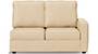Apollo Sofa Set (Pearl, Fabric Sofa Material, Compact Sofa Size, Soft Cushion Type, Sectional Sofa Type, Left Aligned 2 Seater Sofa Component, Regular Back Type, High Back Back Height) by Urban Ladder