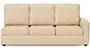 Apollo Sofa Set (Pearl, Fabric Sofa Material, Compact Sofa Size, Soft Cushion Type, Sectional Sofa Type, Left Aligned 3 Seater Sofa Component, Regular Back Type, High Back Back Height) by Urban Ladder