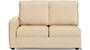 Apollo Sofa Set (Pearl, Fabric Sofa Material, Compact Sofa Size, Soft Cushion Type, Sectional Sofa Type, Right Aligned 2 Seater Sofa Component, Regular Back Type, High Back Back Height) by Urban Ladder