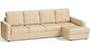 Apollo Sofa Set (Pearl, Fabric Sofa Material, Compact Sofa Size, Soft Cushion Type, Sectional Sofa Type, Sectional Master Sofa Component, Regular Back Type, High Back Back Height) by Urban Ladder