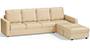 Apollo Sofa Set (Pearl, Fabric Sofa Material, Compact Sofa Size, Soft Cushion Type, Sectional Sofa Type, Sectional Master Sofa Component, Regular Back Type, High Back Back Height) by Urban Ladder