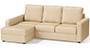 Apollo Sofa Set (Pearl, Fabric Sofa Material, Compact Sofa Size, Soft Cushion Type, Sectional Sofa Type, Sectional Master Sofa Component, Regular Back Type, High Back Back Height) by Urban Ladder