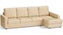 Apollo Sofa Set (Pearl, Fabric Sofa Material, Regular Sofa Size, Soft Cushion Type, Sectional Sofa Type, Sectional Master Sofa Component, Regular Back Type, High Back Back Height) by Urban Ladder