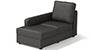 Apollo Sofa Set (Steel, Fabric Sofa Material, Compact Sofa Size, Soft Cushion Type, Sectional Sofa Type, Left Aligned Chaise Sofa Component, Regular Back Type, High Back Back Height) by Urban Ladder