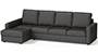 Apollo Sofa Set (Steel, Fabric Sofa Material, Compact Sofa Size, Soft Cushion Type, Sectional Sofa Type, Sectional Master Sofa Component, Regular Back Type, High Back Back Height) by Urban Ladder