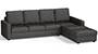 Apollo Sofa Set (Steel, Fabric Sofa Material, Compact Sofa Size, Soft Cushion Type, Sectional Sofa Type, Sectional Master Sofa Component, Regular Back Type, High Back Back Height) by Urban Ladder
