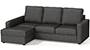 Apollo Sofa Set (Steel, Fabric Sofa Material, Compact Sofa Size, Soft Cushion Type, Sectional Sofa Type, Sectional Master Sofa Component, Regular Back Type, High Back Back Height) by Urban Ladder