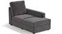 Apollo Sofa Set (Smoke, Fabric Sofa Material, Compact Sofa Size, Soft Cushion Type, Sectional Sofa Type, Right Aligned Chaise Sofa Component, Regular Back Type, High Back Back Height) by Urban Ladder - - 241977