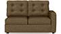 Apollo Sofa Set (Dune, Fabric Sofa Material, Compact Sofa Size, Soft Cushion Type, Sectional Sofa Type, Left Aligned 2 Seater Sofa Component, Tufted Back Type, High Back Back Height) by Urban Ladder - - 242302