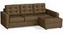 Apollo Sofa Set (Dune, Fabric Sofa Material, Compact Sofa Size, Soft Cushion Type, Sectional Sofa Type, Sectional Master Sofa Component, Tufted Back Type, High Back Back Height) by Urban Ladder - - 242312