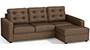 Apollo Sofa Set (Mocha, Fabric Sofa Material, Compact Sofa Size, Soft Cushion Type, Sectional Sofa Type, Sectional Master Sofa Component, Tufted Back Type, High Back Back Height) by Urban Ladder