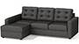 Apollo Sofa Set (Steel, Fabric Sofa Material, Compact Sofa Size, Soft Cushion Type, Sectional Sofa Type, Sectional Master Sofa Component, Tufted Back Type, High Back Back Height) by Urban Ladder