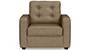 Apollo Sofa Set (Dune, Fabric Sofa Material, Compact Sofa Size, Soft Cushion Type, Regular Sofa Type, Individual 1 Seater Sofa Component, Tufted Back Type, High Back Back Height) by Urban Ladder - - 242985