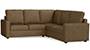 Apollo Sofa Set (Dune, Fabric Sofa Material, Compact Sofa Size, Firm Cushion Type, Corner Sofa Type, Corner Master Sofa Component, Regular Back Type, High Back Back Height) by Urban Ladder - - 243573
