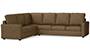 Apollo Sofa Set (Dune, Fabric Sofa Material, Compact Sofa Size, Firm Cushion Type, Corner Sofa Type, Corner Master Sofa Component, Regular Back Type, High Back Back Height) by Urban Ladder - - 243574