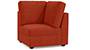 Apollo Sofa Set (Lava, Fabric Sofa Material, Compact Sofa Size, Firm Cushion Type, Corner Sofa Type, Corner Sofa Component, Regular Back Type, High Back Back Height) by Urban Ladder - - 243658