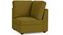 Apollo Sofa Set (Olive Green, Fabric Sofa Material, Compact Sofa Size, Firm Cushion Type, Corner Sofa Type, Corner Sofa Component, Regular Back Type, High Back Back Height) by Urban Ladder - - 243801