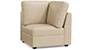Apollo Sofa Set (Pearl, Fabric Sofa Material, Compact Sofa Size, Firm Cushion Type, Corner Sofa Type, Corner Sofa Component, Regular Back Type, High Back Back Height) by Urban Ladder