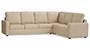 Apollo Sofa Set (Pearl, Fabric Sofa Material, Compact Sofa Size, Firm Cushion Type, Corner Sofa Type, Corner Master Sofa Component, Regular Back Type, High Back Back Height) by Urban Ladder