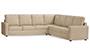 Apollo Sofa Set (Pearl, Fabric Sofa Material, Compact Sofa Size, Firm Cushion Type, Corner Sofa Type, Corner Master Sofa Component, Regular Back Type, High Back Back Height) by Urban Ladder