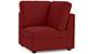 Apollo Sofa Set (Fabric Sofa Material, Regular Sofa Size, Firm Cushion Type, Corner Sofa Type, Corner Sofa Component, Salsa Red, Regular Back Type, High Back Back Height) by Urban Ladder - - 244747