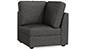 Apollo Sofa Set (Steel, Fabric Sofa Material, Regular Sofa Size, Firm Cushion Type, Corner Sofa Type, Corner Sofa Component, Regular Back Type, High Back Back Height) by Urban Ladder