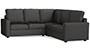 Apollo Sofa Set (Steel, Fabric Sofa Material, Regular Sofa Size, Firm Cushion Type, Corner Sofa Type, Corner Master Sofa Component, Regular Back Type, High Back Back Height) by Urban Ladder