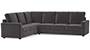 Apollo Sofa Set (Smoke, Fabric Sofa Material, Regular Sofa Size, Firm Cushion Type, Corner Sofa Type, Corner Master Sofa Component, Regular Back Type, High Back Back Height) by Urban Ladder - - 244835