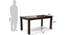 Brighton Large - Zella 6 Seater Dining Table Set (Mahogany Finish, Burnt Orange) by Urban Ladder - - 24584