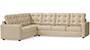 Apollo Sofa Set (Pearl, Fabric Sofa Material, Compact Sofa Size, Firm Cushion Type, Corner Sofa Type, Corner Master Sofa Component, Tufted Back Type, High Back Back Height) by Urban Ladder