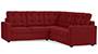 Apollo Sofa Set (Fabric Sofa Material, Compact Sofa Size, Firm Cushion Type, Corner Sofa Type, Corner Master Sofa Component, Salsa Red, Tufted Back Type, High Back Back Height) by Urban Ladder - - 247136