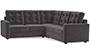 Apollo Sofa Set (Smoke, Fabric Sofa Material, Compact Sofa Size, Firm Cushion Type, Corner Sofa Type, Corner Master Sofa Component, Tufted Back Type, High Back Back Height) by Urban Ladder - - 247223