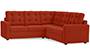 Apollo Sofa Set (Lava, Fabric Sofa Material, Compact Sofa Size, Firm Cushion Type, Corner Sofa Type, Corner Master Sofa Component, Tufted Back Type, High Back Back Height) by Urban Ladder - - 247368