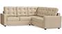 Apollo Sofa Set (Pearl, Fabric Sofa Material, Regular Sofa Size, Firm Cushion Type, Corner Sofa Type, Corner Master Sofa Component, Tufted Back Type, High Back Back Height) by Urban Ladder