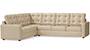 Apollo Sofa Set (Pearl, Fabric Sofa Material, Regular Sofa Size, Firm Cushion Type, Corner Sofa Type, Corner Master Sofa Component, Tufted Back Type, High Back Back Height) by Urban Ladder