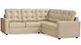 Apollo Sofa Set (Pearl, Fabric Sofa Material, Compact Sofa Size, Soft Cushion Type, Corner Sofa Type, Corner Master Sofa Component, Tufted Back Type, High Back Back Height) by Urban Ladder