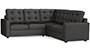 Apollo Sofa Set (Steel, Fabric Sofa Material, Regular Sofa Size, Soft Cushion Type, Corner Sofa Type, Corner Master Sofa Component, Tufted Back Type, High Back Back Height) by Urban Ladder
