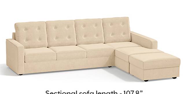 Apollo Sofa Set (Fabric Sofa Material, Regular Sofa Size, Soft Cushion Type, Sectional Sofa Type, Sectional Master Sofa Component, Birch Beige, Tufted Back Type, Regular Back Height)