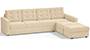 Apollo Sofa Set (Fabric Sofa Material, Regular Sofa Size, Soft Cushion Type, Sectional Sofa Type, Sectional Master Sofa Component, Birch Beige, Tufted Back Type, Regular Back Height) by Urban Ladder