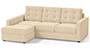 Apollo Sofa Set (Fabric Sofa Material, Regular Sofa Size, Soft Cushion Type, Sectional Sofa Type, Sectional Master Sofa Component, Birch Beige, Tufted Back Type, Regular Back Height) by Urban Ladder
