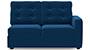 Apollo Sofa Set (Cobalt, Fabric Sofa Material, Regular Sofa Size, Soft Cushion Type, Sectional Sofa Type, Left Aligned 2 Seater Sofa Component, Tufted Back Type, Regular Back Height) by Urban Ladder